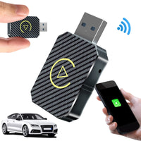 Wireless Carplay Android Auto Adapter Plug&Play Smart AI Box BT CarPlay AI Box for OEM Wired CarPlay/Andriod Auto Cars